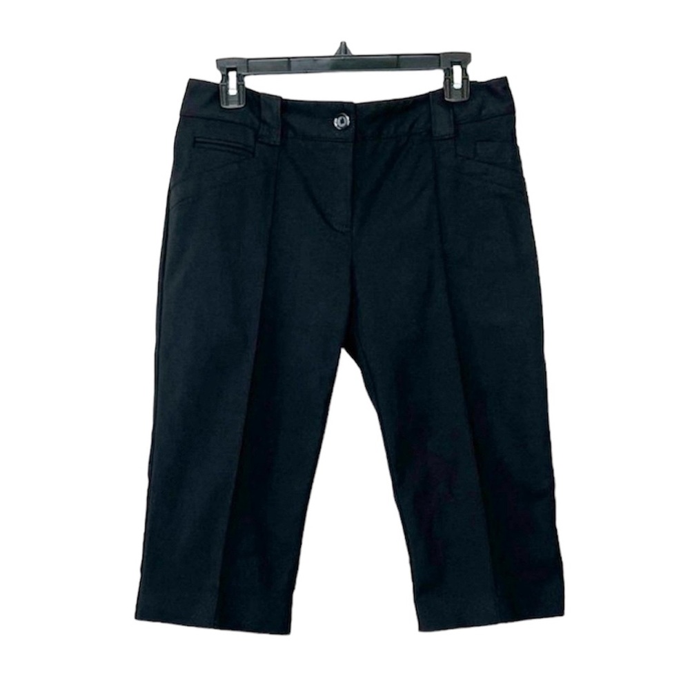 INC International Concepts Black Capri Dress pant crops size 6